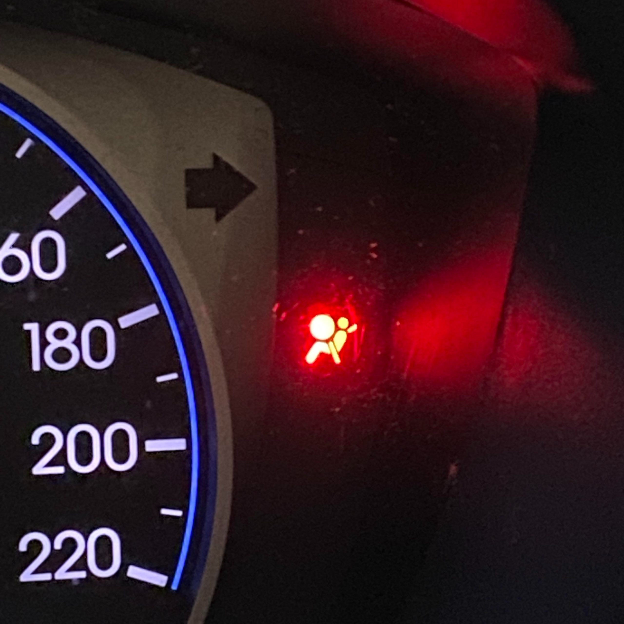 airbag light flashing
