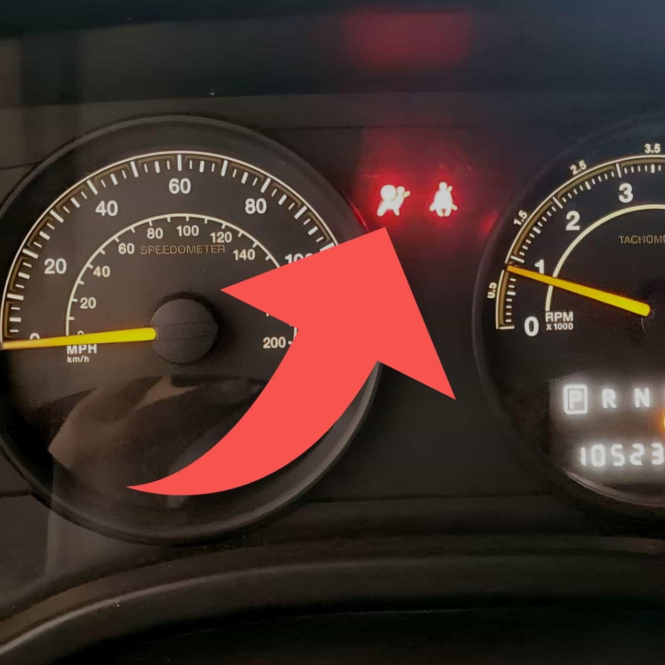 airbag light stays on