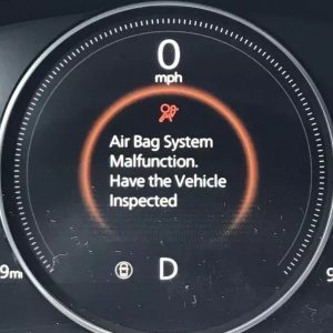 srs airbag system malfunction