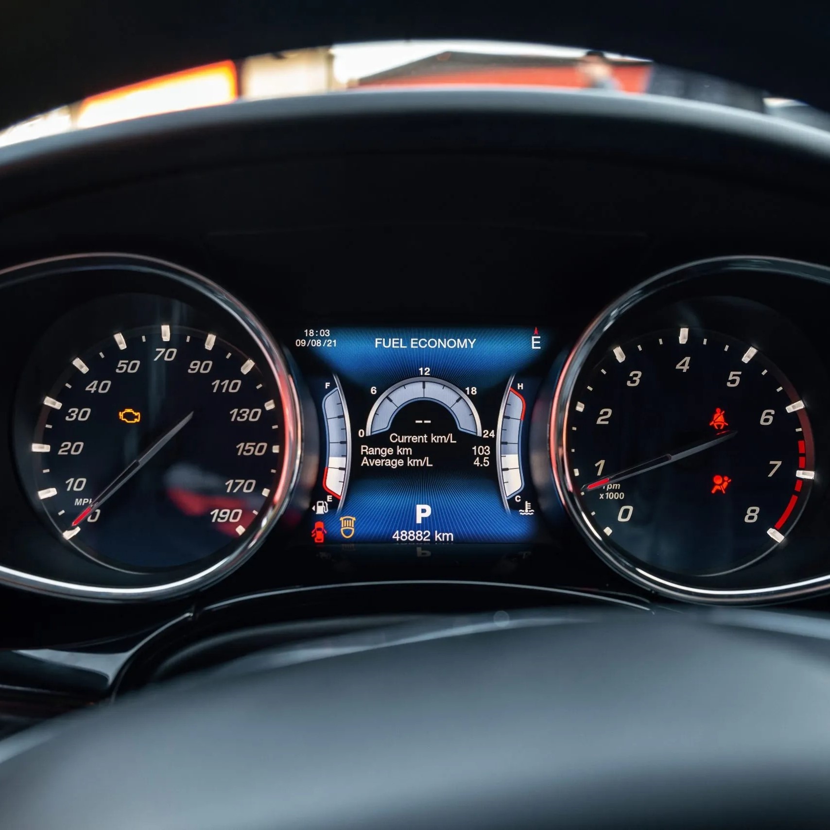 airbag light stays on