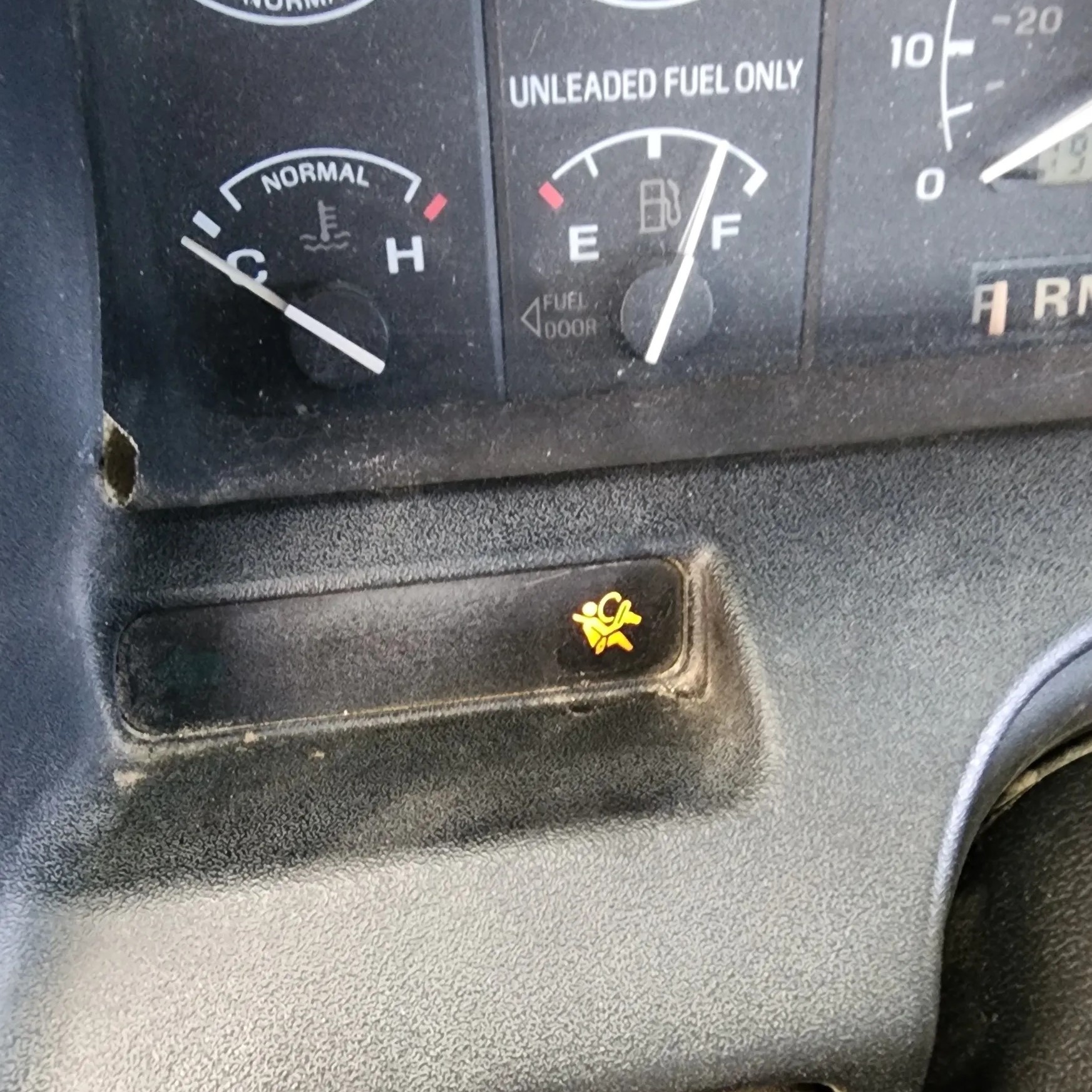 airbag light flashing