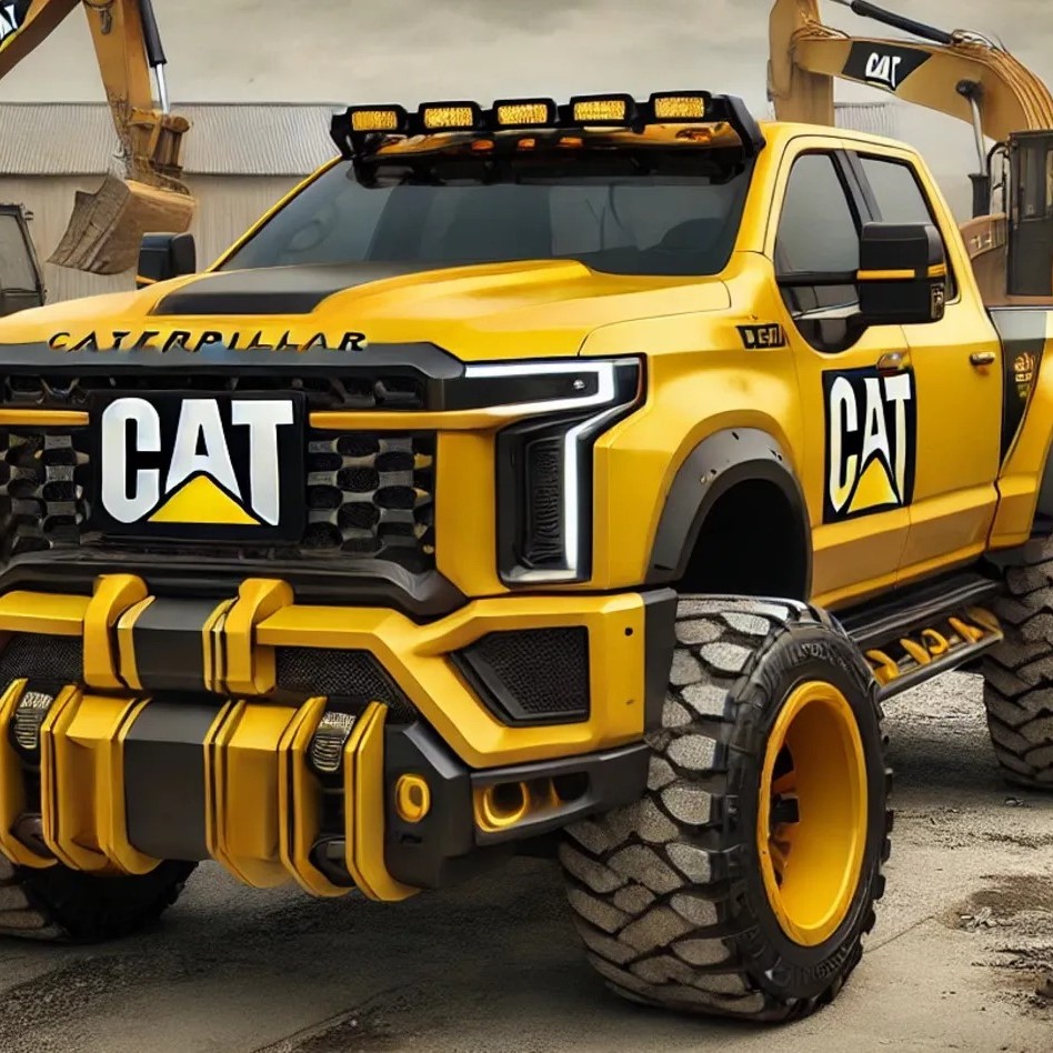 cat pickup truck