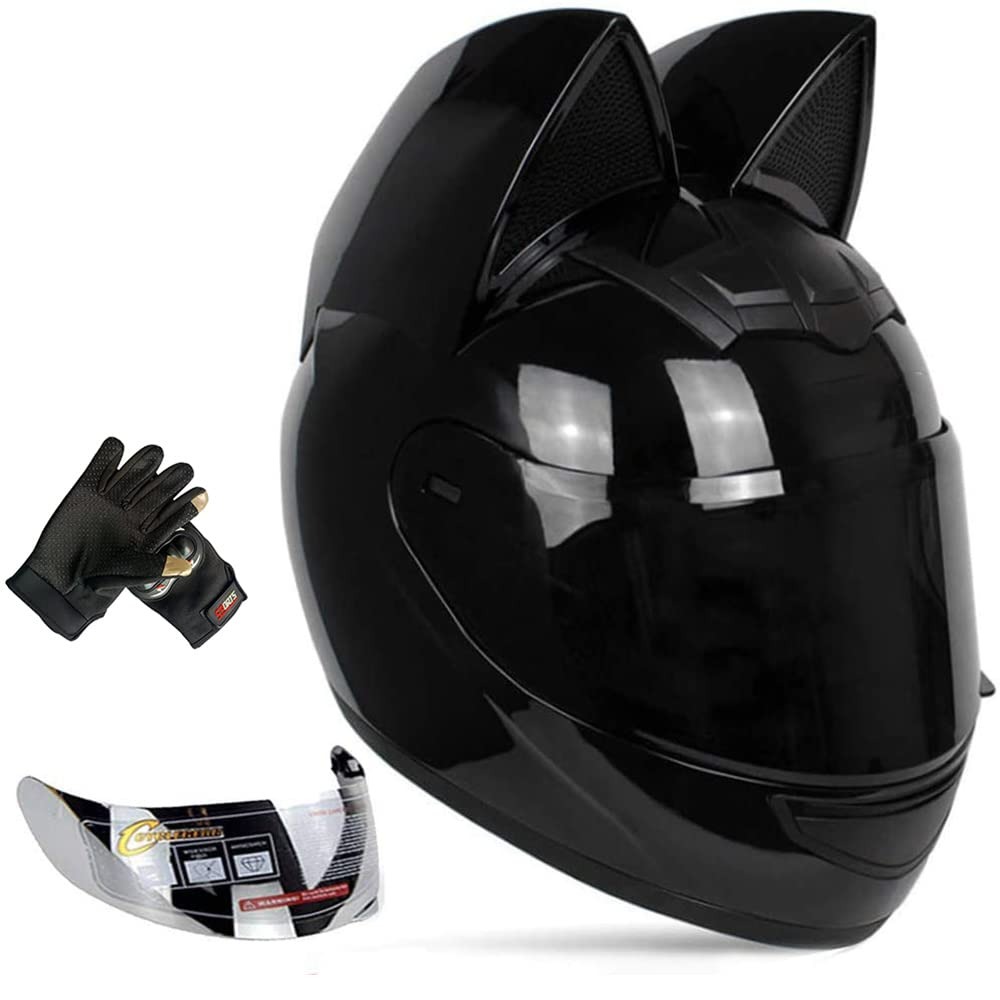 cat motorcycle helmet