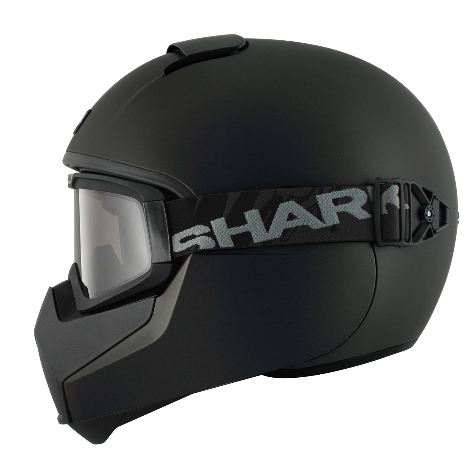 black motorcycle helmet